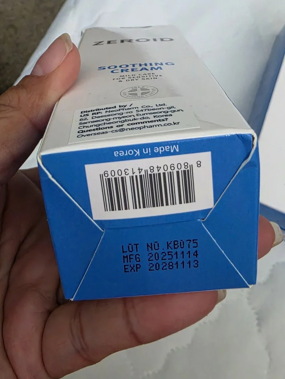 Zeroid korean dermatologist